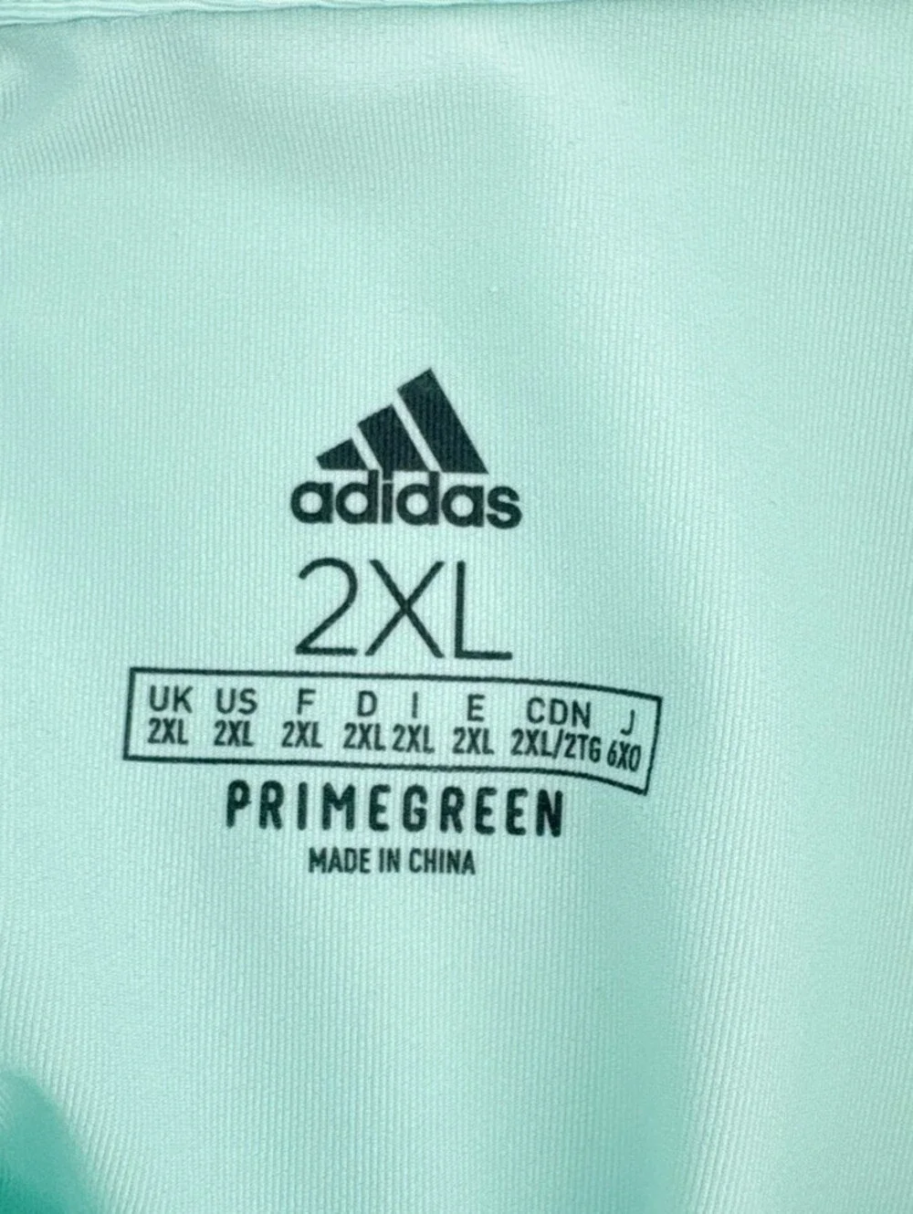 Adidas Men's Polo Light Green Shirt 2XL